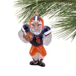  Syracuse Orange Angry Football Player Acrylic Ornament 