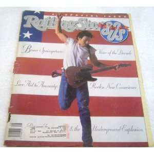 BRUCE SPRINGSTEEN ROLLING STONE MAGAZINE COVER NOV. 15TH 1990 SPECIAL 