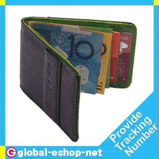 New Slim Leather Wallet Credit Card Case Money Clip GIFT PRAV 517 