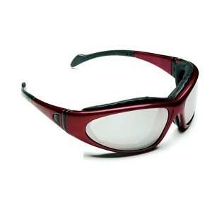  Body Specs BSG 3 Burgundy Frame Smoke Green Lens Goggle 