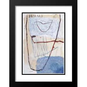 Sybille Hassinger Framed and Double Matted Art 33x41 Untitled, 1998