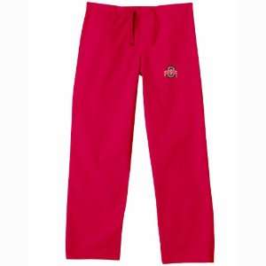  BSS   Ohio State Buckeyes NCAA Classic Scrub Pant (Red) (X 