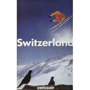  Swissair / Switzerland   Travel   Ski Poster
