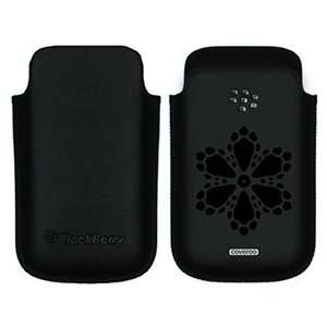  Snow flower on BlackBerry Leather Pocket Case Electronics