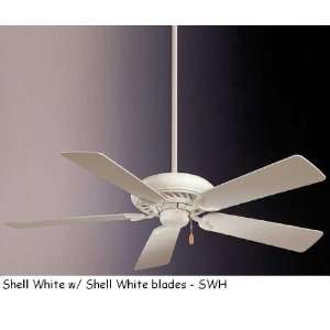 F568 SWH Supra 52 Ceiling Fan Shell White Finish w/ Shell 