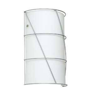   Lighting 704207B W1 SN Energy Efficient Wall Sconce