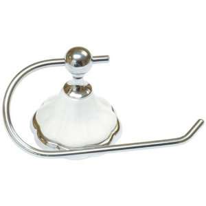  French   single post toilet tissue holder in chrome and 