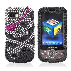  for Samsung Behold 2 Bling Case Skull Pink Eye Patch Electronics