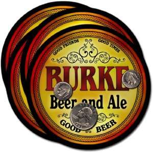  Burke, SD Beer & Ale Coasters   4pk 