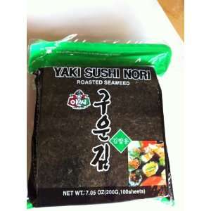 Yaki Sushi Nori Roasted Seaweed   Big Family Size  Grocery 