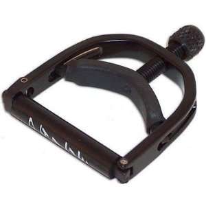   Capo fits up to the 4th Fret on a 5 string black Musical Instruments