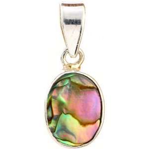 Abalone Pendant   Sterling Silver