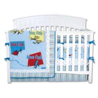   dr seuss 4 piece crib bedding set one fish two fish by trend lab buy