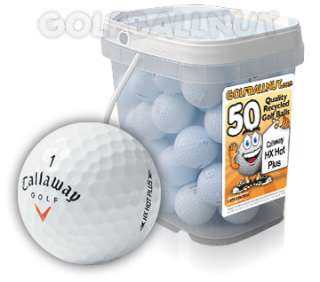 50 Ball Bucket Callaway HX Hot+ Near Mint Golf Balls  