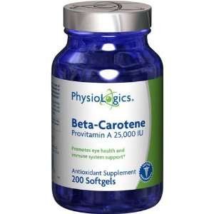  PhysioLogics   Beta Carotene (Provitamin A 25000 IU) 200sg 