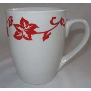   Royal Norfolk Red & White Floral Coffee Mug 