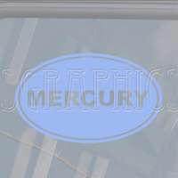 MERCURY Decal OUTBOARDS MOTOR BOAT Window Sticker  