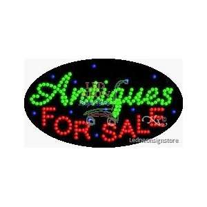  Antiques For Sale LED Business Sign 15 Tall x 27 Wide x 