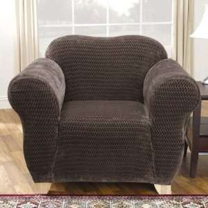  Sure Fit Stretch Royal Diamond 1 Piece Chair Slipcover 