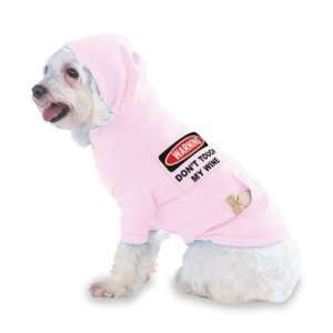 TOUCH MY WINE Hooded (Hoody) T Shirt with pocket for your Dog or Cat 