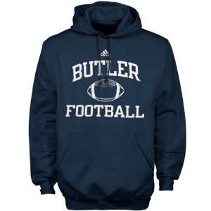 adidas Butler Bulldogs Navy Blue Collegiate Hoody Sweatshirt (Small)