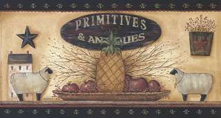 Primitives & Antiques Shelf Pam Britton Framed Picture  