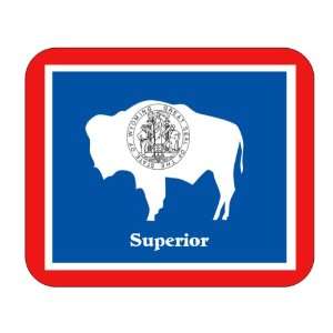  US State Flag   Superior, Wyoming (WY) Mouse Pad 