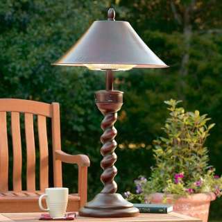 Brookstone Outdoor Tabletop Electric Heater 33.5 Tall  