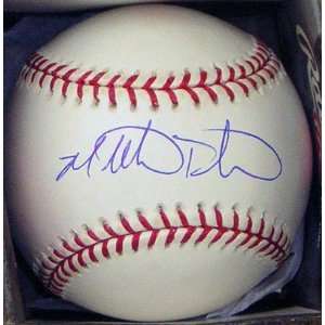 Matt Peterson Autographed Baseball   OML  Sports 