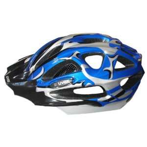  Uvex Super Sonic RS Bike Helmet Blue Silver Sports 