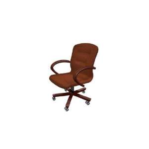   Remedy Fabric Mid Back Office Chair, Ascot (Red)