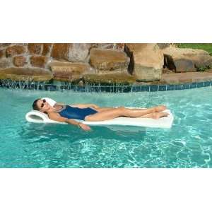   Soft Pool Float in White by Texas Recreation Patio, Lawn & Garden