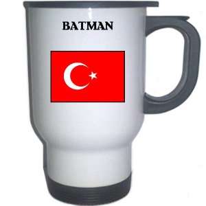 Turkey   BATMAN White Stainless Steel Mug