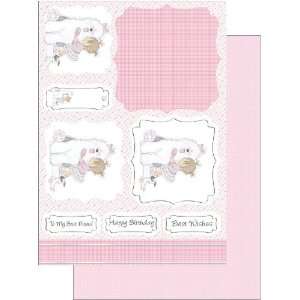  All About Her Die Cut Punch Out Card 2 Sheet Pack Sunday 