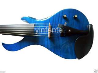 String 4/4 Electric Violin Powerful Sound Solid wood Guitar Shape 