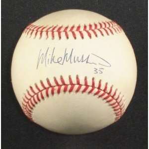  Mike Mussina Autographed Ball   OBAL JSA Cert 