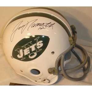  Joe Namath Signed Helmet   Authentic