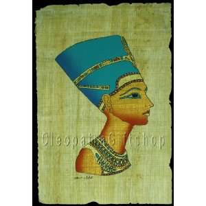 reproduction art work Queen Nefertiti Papyrus 