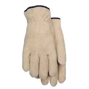 Midwest Gloves and Gear 432 2XL, Brushed Suede Cowhide Leather Glove 