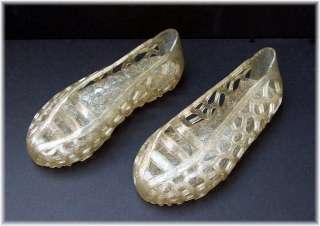 Vtg GRENDENE Sparkling Jelly Shoes Made in Brazil 6  