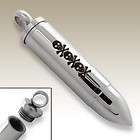   Pendant Urn   STAINLESS STEEL BULLET   w/ .925 Silver Plate Chain