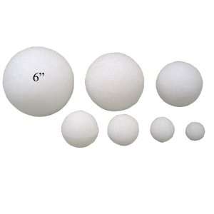  6 Styrofoam Arts & Crafts Balls (12 Pack) Arts, Crafts 