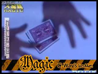 A008 1 Close Up Magic Trick Shadow Find The Card +DVD  