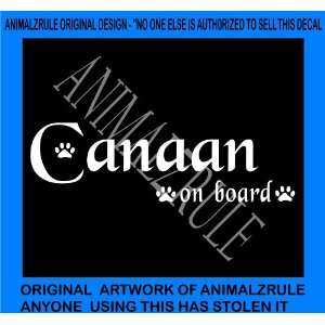  CANAAN VINYL DECAL 