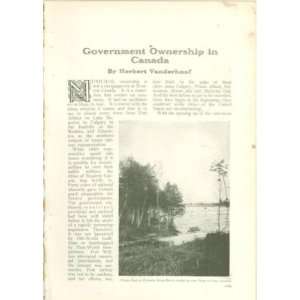  1907 Government Municipal Ownership Canada Port Arthur 