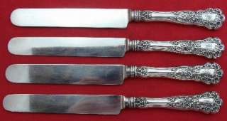 OLD Gorham BUTTERCUP Sterling Silver 9 5/8 DINNER KNIVES, Plated 