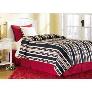  3 pc Twin Size Bedding Bed in a Bag Comforter Set 