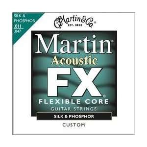  Martin FX130 Silk and Phosphor Acoustic Guitar Strings 