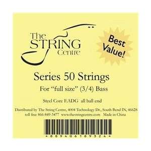  The String Centre Series 50 Double Bass String Set 3/4 Size 