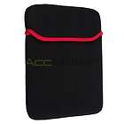 Black/RED Neoprene Notebook Sleeve Case Cover Skin for New Apple iPad 